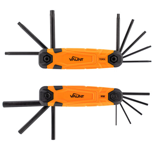Vaunt 16 Piece Hex Key (1.5-8mm) & Torx Key (T9-T40) Set Twin Pack