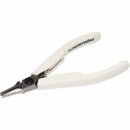 Lindstrom 7490 ESD Flat Nose Pliers Dual-Component Synthetic Handle