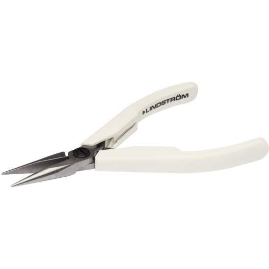 Lindstrom 7890 ESD Snipe Nose Pliers Dual-Component Synthetic Handle