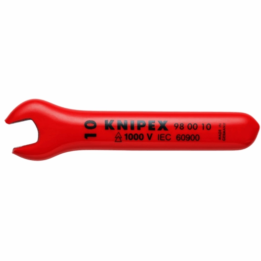 Knipex 98 00 10 VDE Insulated Open End Spanner 10mm