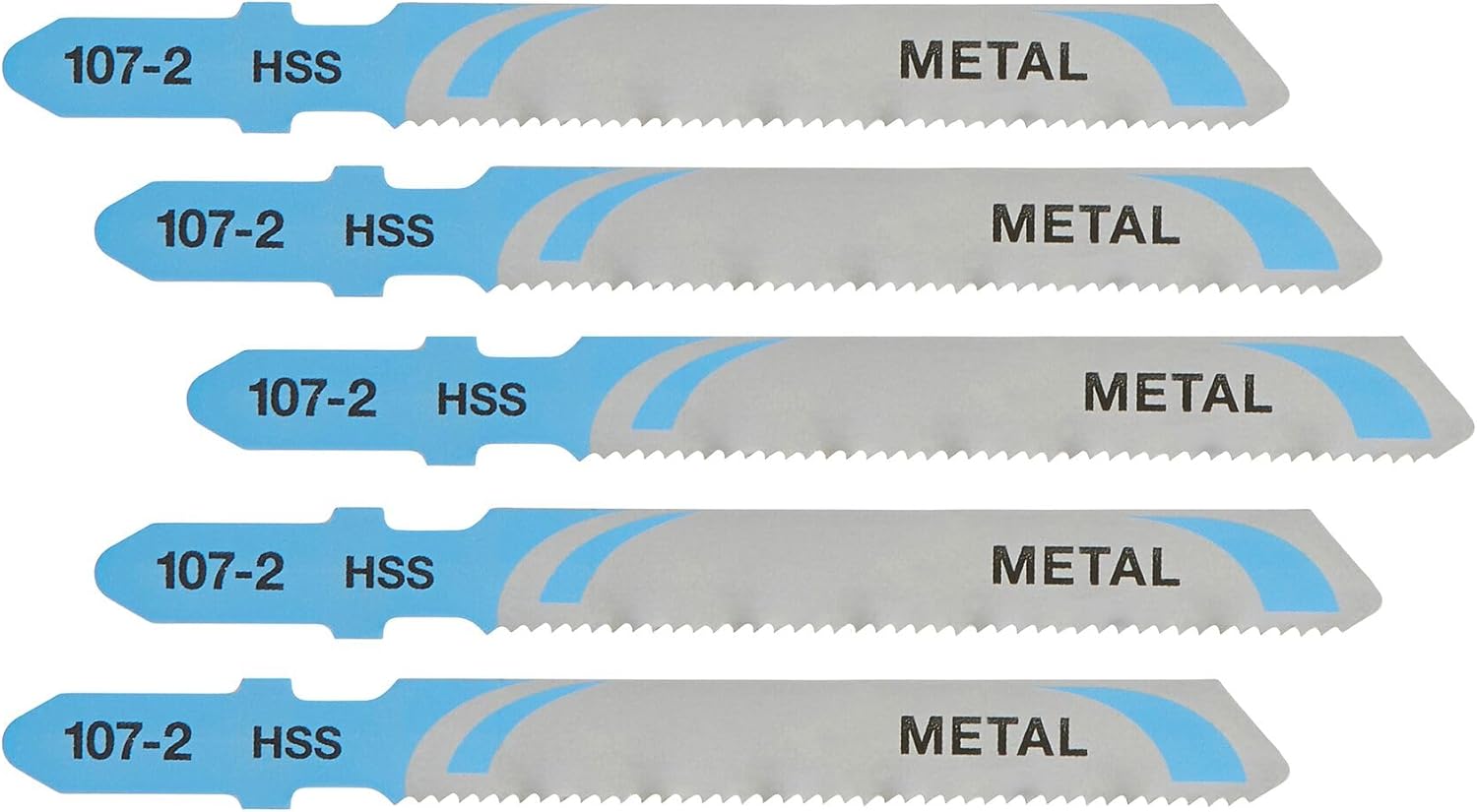 DeWalt DT2160QZ Jigsaw Blades for Metal T-Shank HSS T118A – Pack of 5