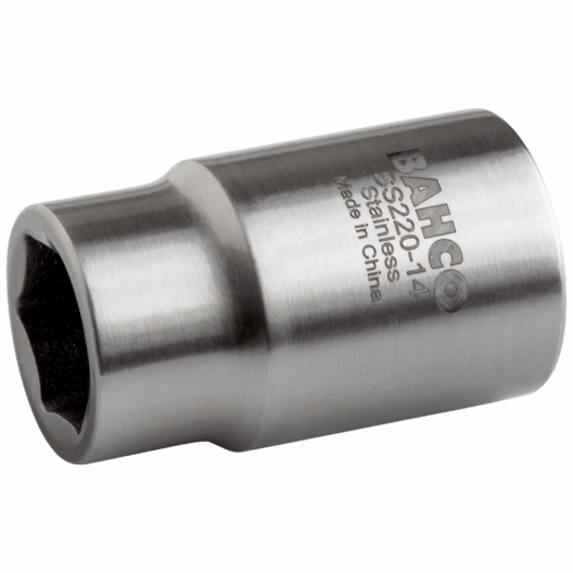 Bahco SS220-13 1/2" Square Drive Stainless Steel Socket 13mm Hex