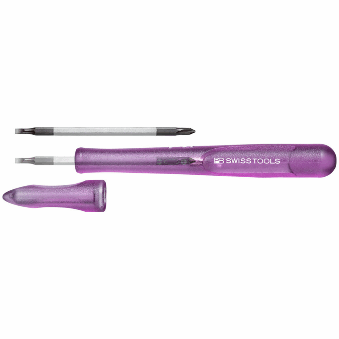 PB Swiss 168.00 Insider Pen – Pocket Tool Slim with Reversible Blade - Purple
