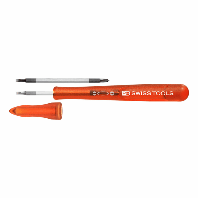 PB Swiss 168.00 Insider Pen – Pocket Tool Slim with Reversible Blade - Red