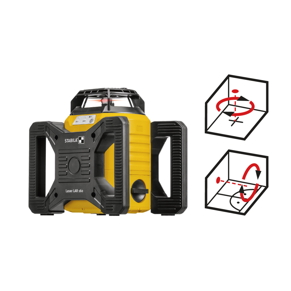 Stabila LAR 160 Rotation Laser Level, 7-Piece Set - Image 6