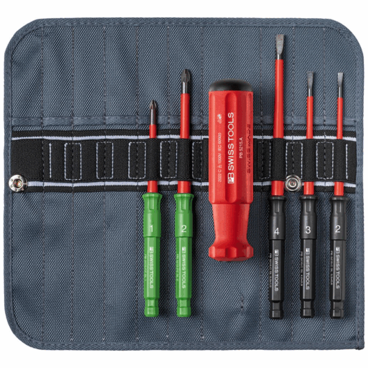 PB Swiss 5215.SU Classic VDE Slim Interchangeable Screwdriver Set