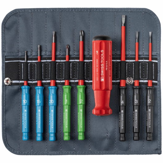 PB Swiss 5218.SU Classic VDE Slim Interchangeable Screwdriver Set