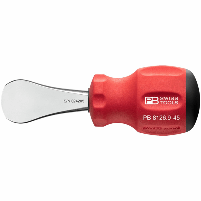 PB Swiss 8126.9-45 SwissGrip Stubby "Coin Driver" Slotted Screwdriver