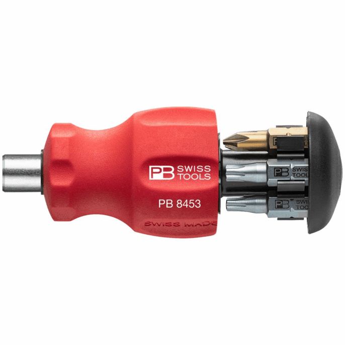 PB Swiss 8453 Insider Stubby Bit Holder Screwdriver & Bits