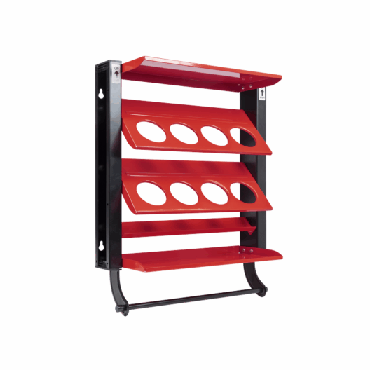 Sealey APSCR8 Spray Can Storage Rack with 8 Can Holders