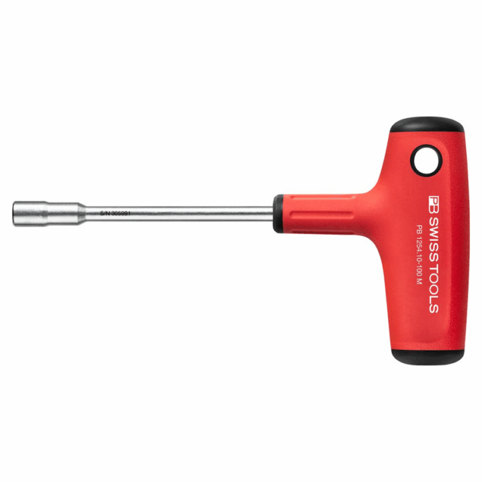 PB Swiss 1254.10-100 M Cross T-Handle Magnetic Bit Holder Screwdriver