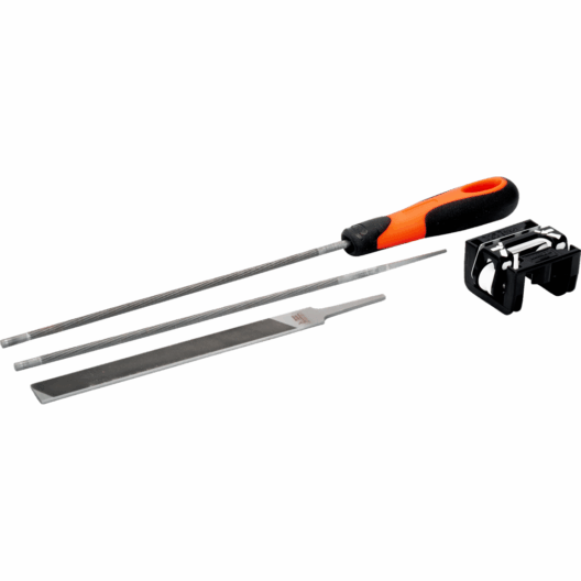 Bahco 168-COMBI-4.8-6920 ERGO™ Chainsaw File Set with Handle & Filing Guide 4.8 mm x 200 mm