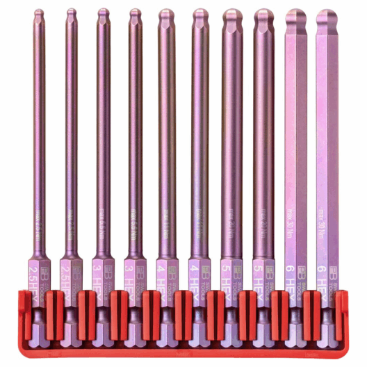 PB Swiss E6L.715 PrecisionBits E 6.3 Hexagon Ball End Screwdriver BitBlock Set
