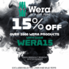 Save 15% On Wera - Code: WERA15