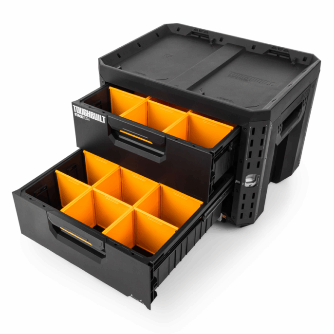 ToughBuilt TB-B1-D-72 StackTech® 2 Drawer Locking Tool Box