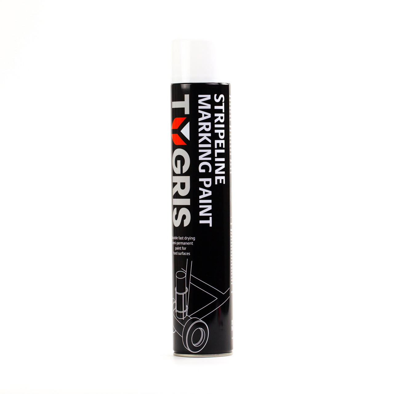 Tygris LMW Stripeline 750ml Line Marking Paint - White - Image 4