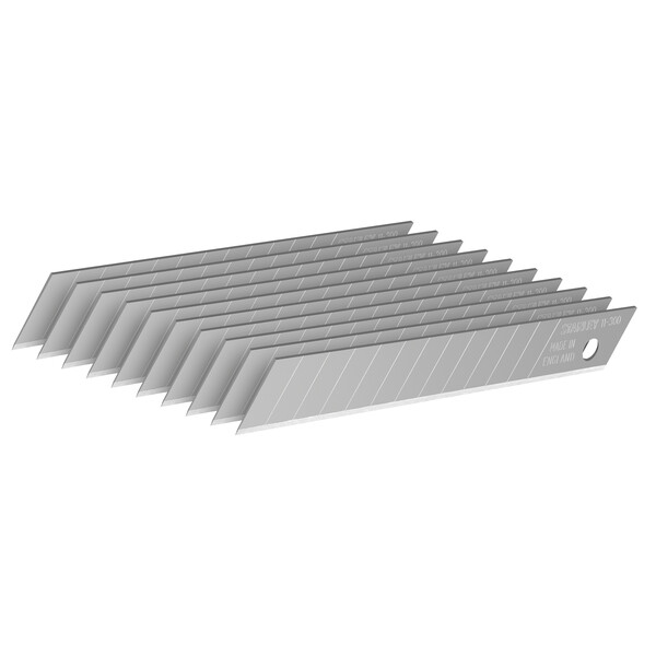 Stanley 0-11-300 Snap Off Knife Blades 9mm (10 Pack)