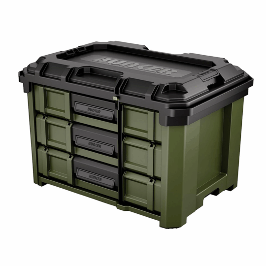 Stackable Base Tool Box Bunker Load-Up 3 Drawer Stacking Tool Box - PrimeTools