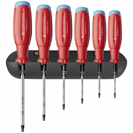 PB Swiss 38440.H SwissGrip Evo Torx Screwdriver Set with Wall Mount