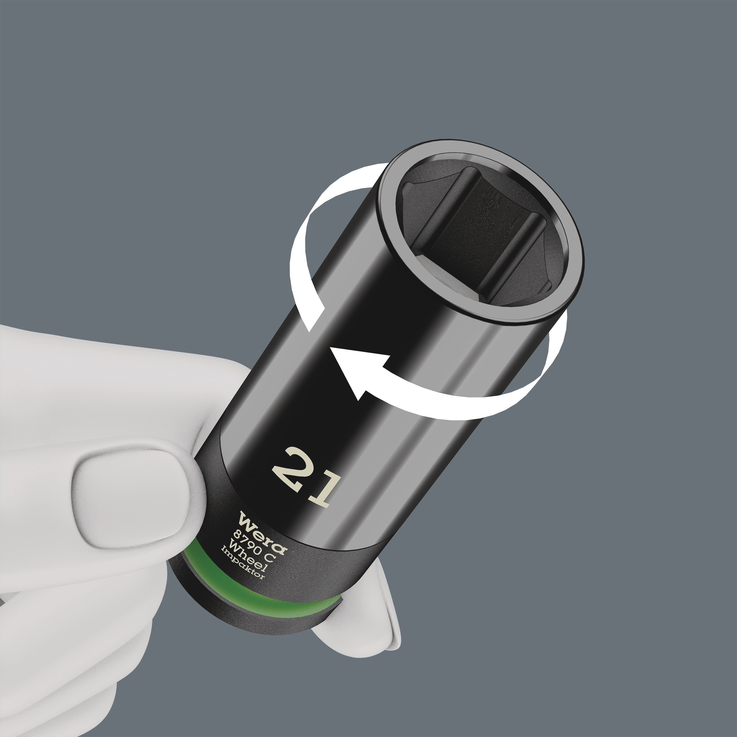 Wera Click-Torque Lock C 3 Car Wheel Change Set 1, 6 Piece 1/2" Torque Wrench Set - Image 8