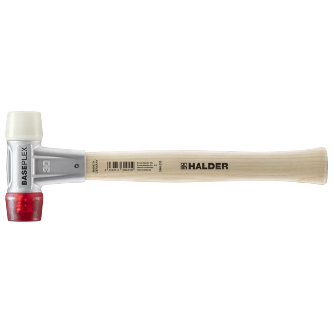 Halder 3968.030 BASEPLEX Soft-Face Hammer Mallet Nylon / Cellulose Acetate Ø 30mm