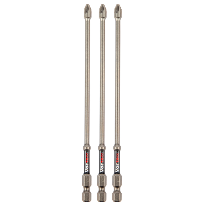 CK T4470 PZ2L15D3 Vorteck Pozi Impact Screwdriver Bits PZ2 x 150mm