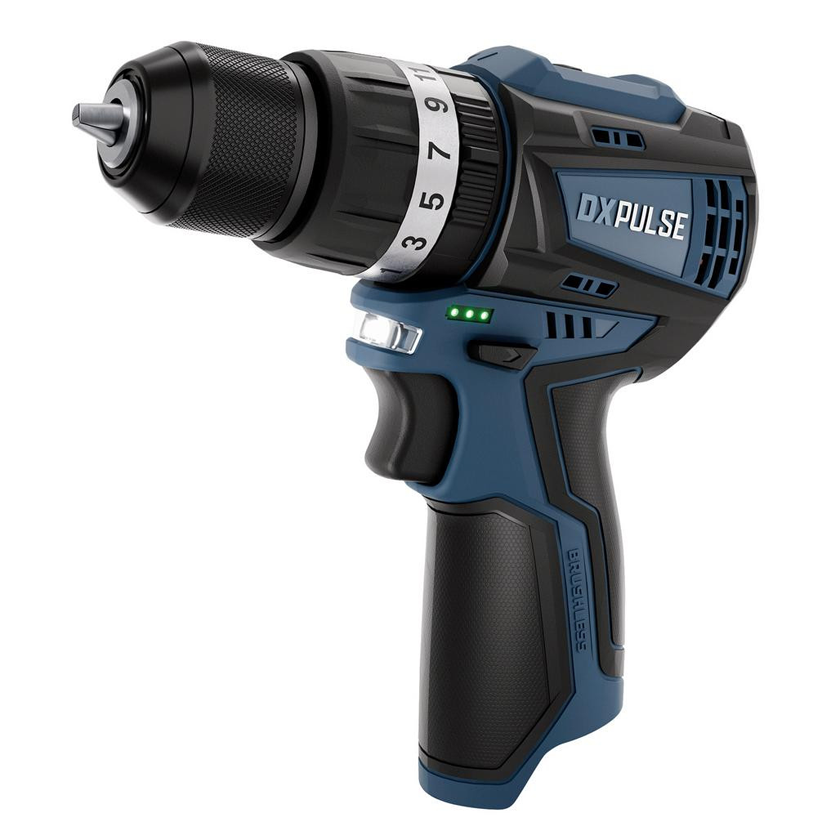 Draper DXPULSE 12V Brushless Combi Drill (Bare Unit) – DX12HDC