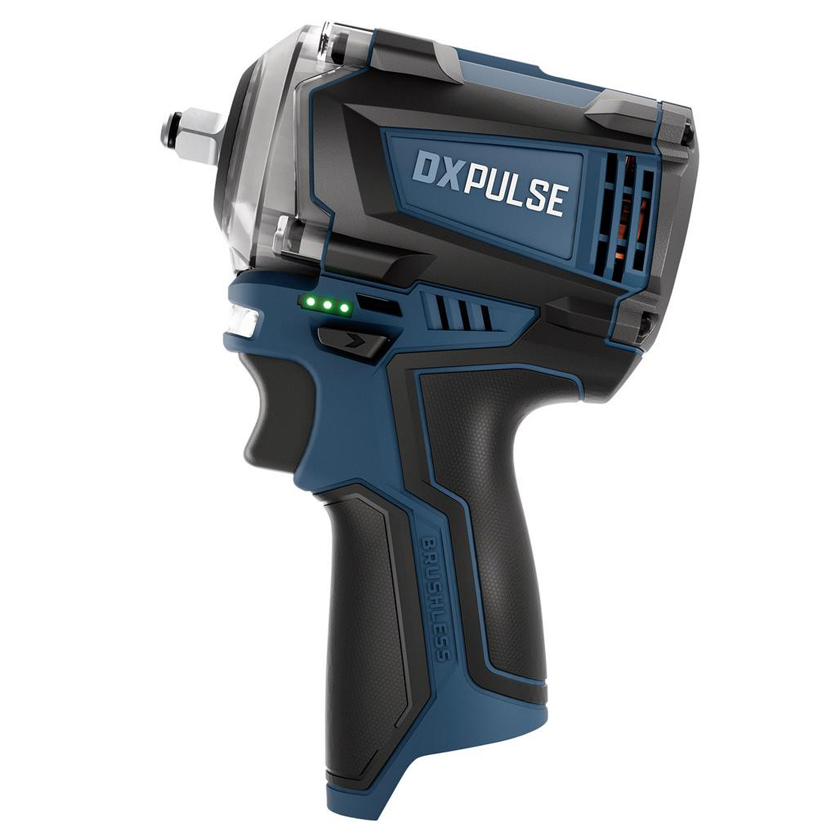 Draper DXPULSE 12V Brushless Impact Wrench 3/8" Sq. Drive (Bare Unit) - DX12VIW - Image 2