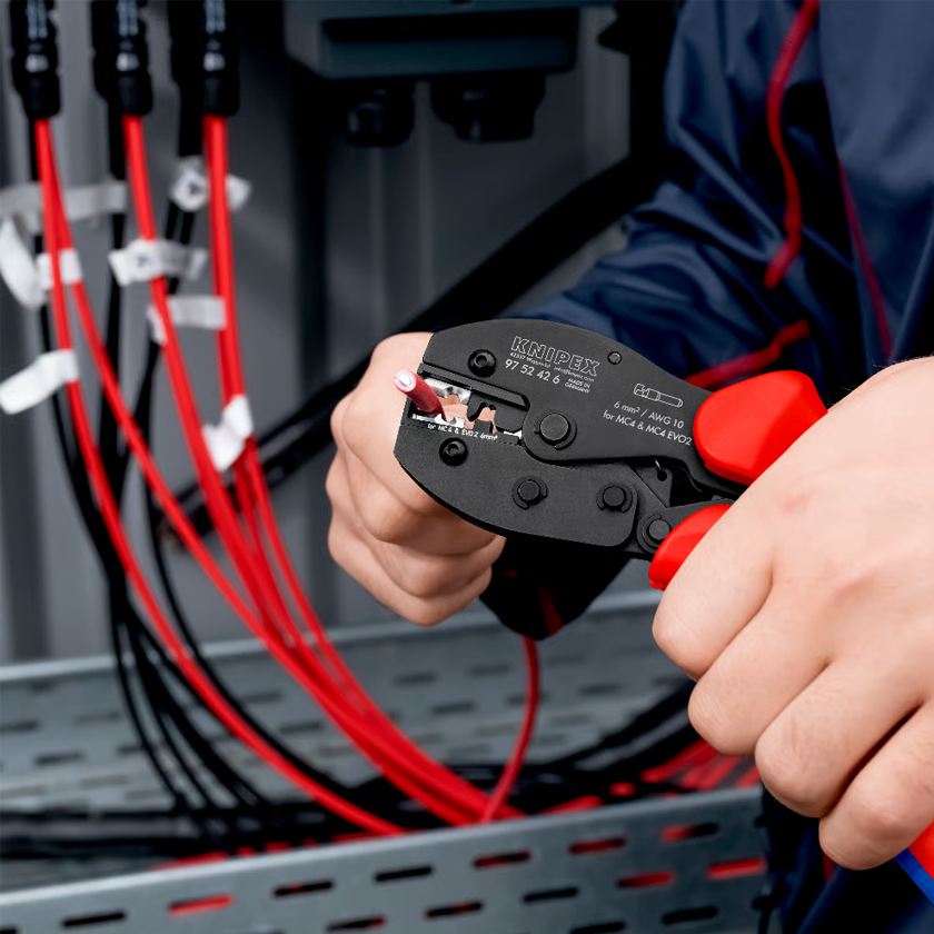 Knipex 97 52 42 6 PreciForce® Crimping Pliers For MC4/MC4 EVO 2