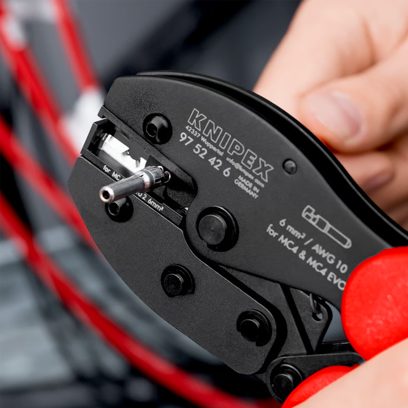 Knipex 97 52 42 6 PreciForce® Crimping Pliers For MC4/MC4 EVO 2