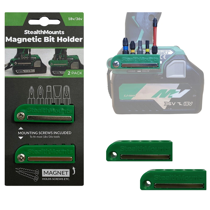 StealthMounts Magnetic Bit Holders for HIKOKI / Metabo HPT / Hitachi Tools