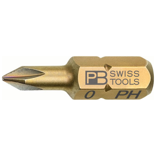 PB Swiss C6.190/0 PrecisionBit Phillips Screwdriver Bit PH0