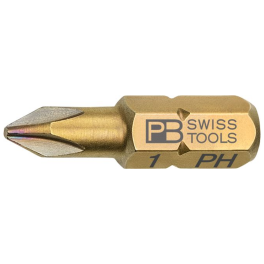 PB Swiss C6.190/1 PrecisionBit Phillips Screwdriver Bit PH1