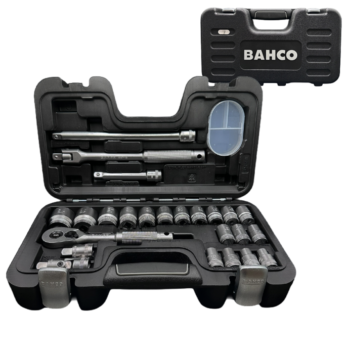 Bahco S240 BLACK 24 Piece 1/2" Drive Socket Set 10-32mm - Limited Edition