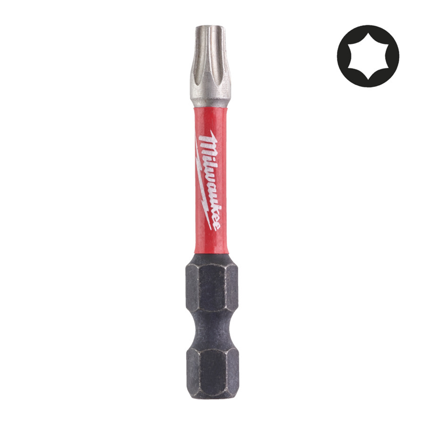 Milwaukee 4932430882 SHOCKWAVE™ GEN4 Impact Torx Screwdriver Bits T25 – 10 Pack