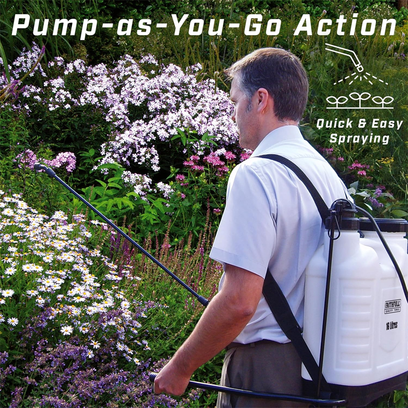 Faithfull FAISPRAY16 Knapsack Pressure Sprayer 16 Litre - Image 3