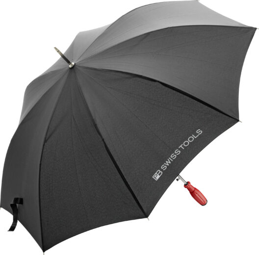PB Swiss 2711 SwissGrip Evo Handle Umbrella - Black