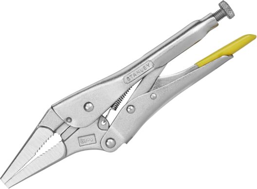 Stanley 0-84-813 Long Nose Locking Pliers 215mm - Mole Grips