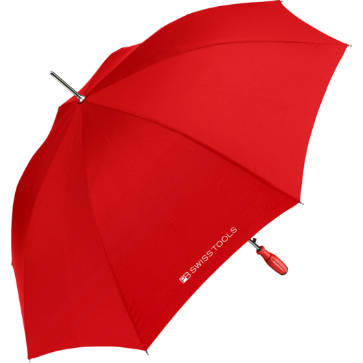 PB Swiss 2711 SwissGrip Evo Handle Umbrella - Red