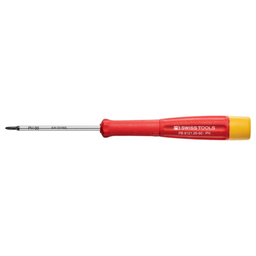 PB Swiss 8121 Micro Electronics Phillips Screwdriver PH0 x 60mm