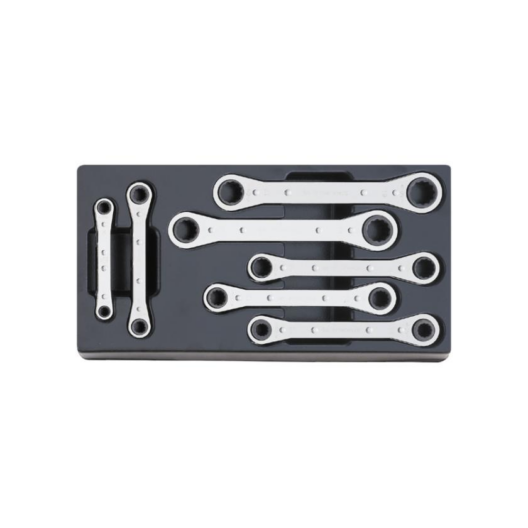 Stahlwille 96838108 Ratchet Ring Spanner Set 7 piece