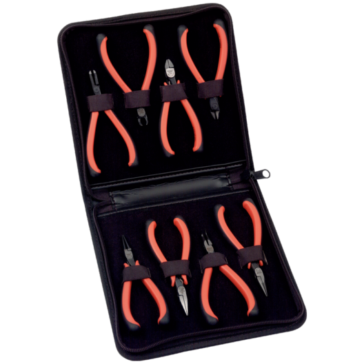 Bahco 9733 8 Piece Fine Mechanical Cutters & Pliers Set