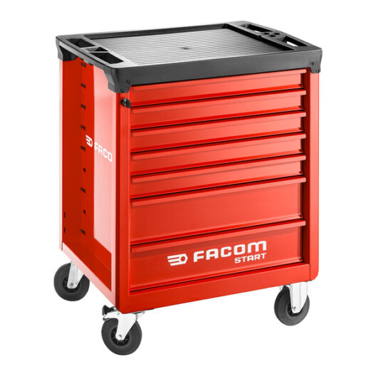Facom START.7M3A 7 Drawer Mobile Roller Cabinet - Red
