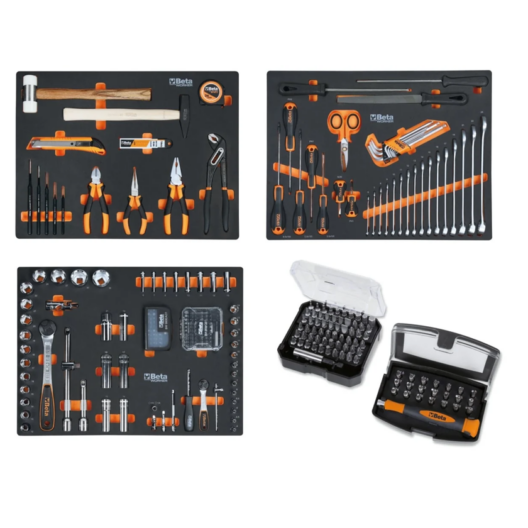 Beta Worker 196 Piece Tool Kit for C45PRO - 3 Foam Module Trays
