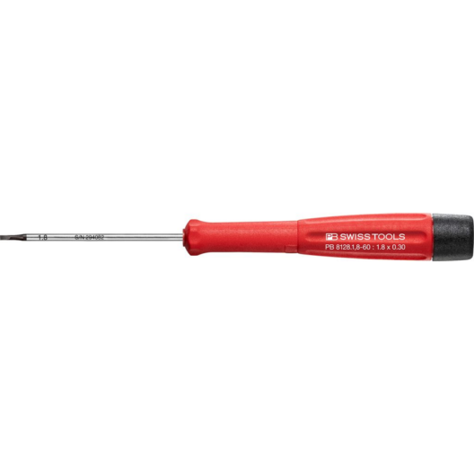 PB Swiss 8128 Micro Electronics Slotted Screwdriver 1.8x60mm