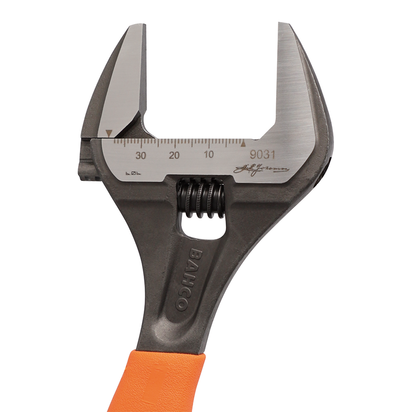 Bahco 9031-140 ERGO Adjustable Wrench 8" Extra Wide Opening 38mm - 140 Years Limited Edition - Image 2