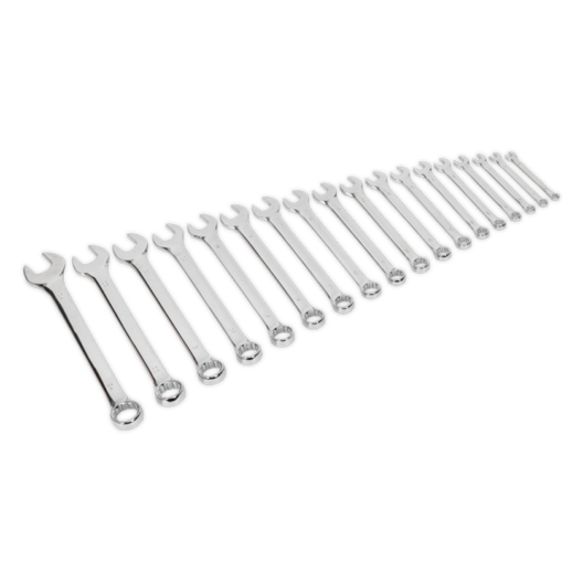 Siegen by Sealey S01052 18 Piece Metric Combination Spanner Set 6-24mm
