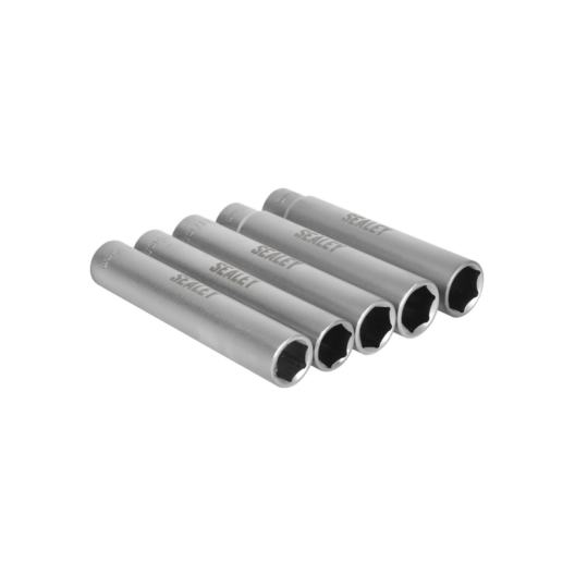 Sealey SX1519 5 Piece Extra Long Deep Socket Set 15-19mm