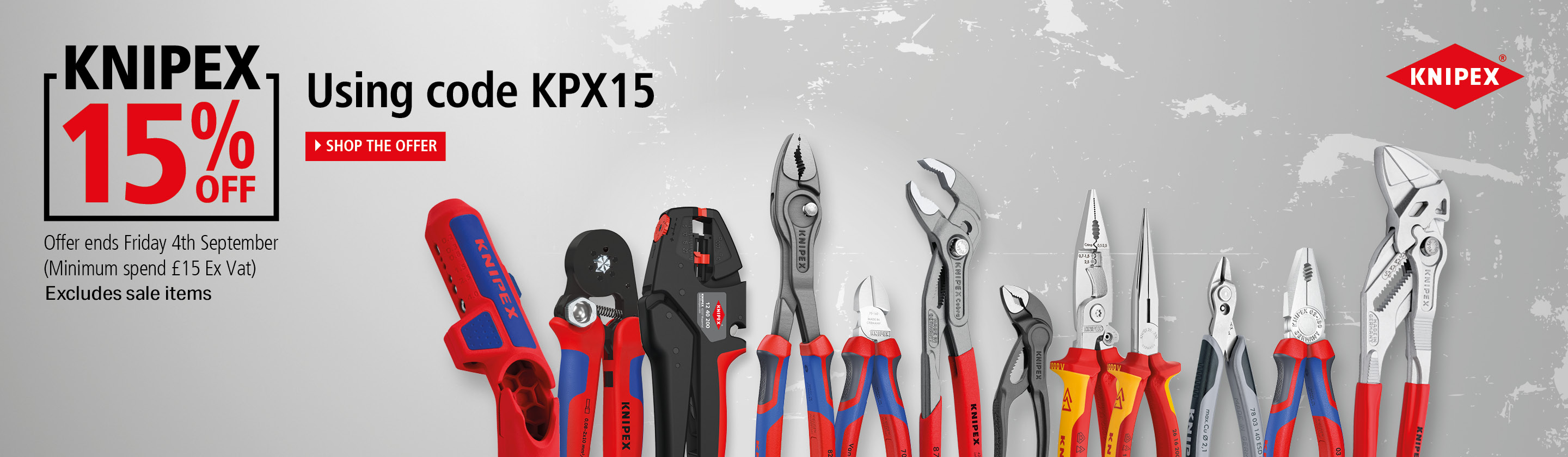 15% Off Knipex Products!