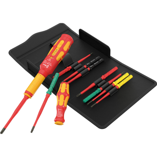 Wera Kraftform Kompakt VDE Safe-Torque Speed Set 1, Interchangeable Screwdriver Set